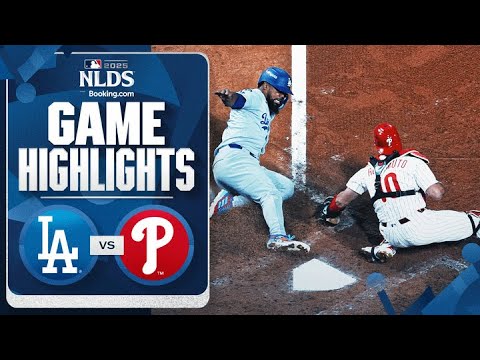ドジャースvs.フィリーズNL部門シリーズゲーム2ハイライト（10/6/25）| MLBのハイライト