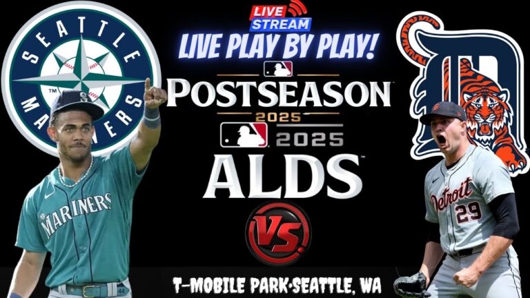 シアトル マリナーズ vs デトロイト タイガース ⚾🔥 ALDS プレーオフ GAME 1 を実況中継でご覧ください!