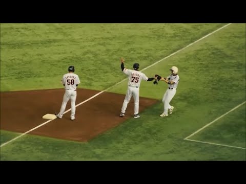 巨人・立岡 ３塁打 メッセンジャーから 2015/10/11 CS第二戦