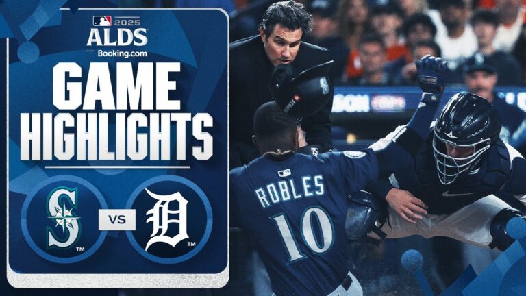 マリナーズ対タイガース ALDS 第 3 戦ハイライト (10/7/25) | MLB ハイライト