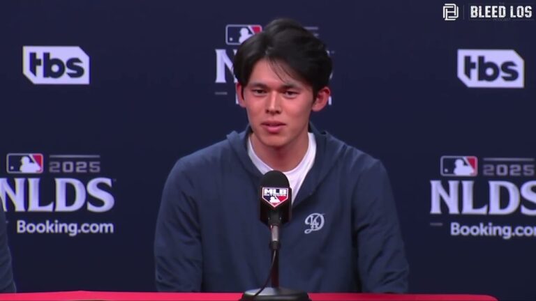 ドジャースのポストシーズン：ドジャース・ポストシーズン：ロキ・ササキが第2戦の登板を振り返る「ゾーンで勝負するだけ」