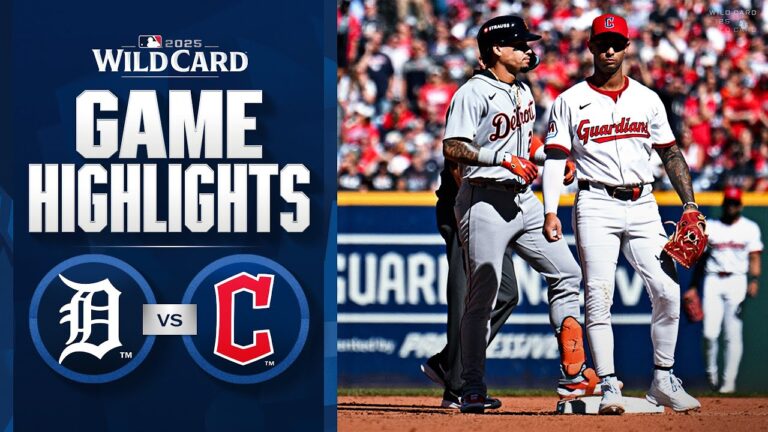 タイガース対ガーディアンズ ア・リーグ ワイルドカード ゲーム 2 ハイライト (10/01/25) | MLB ハイライト