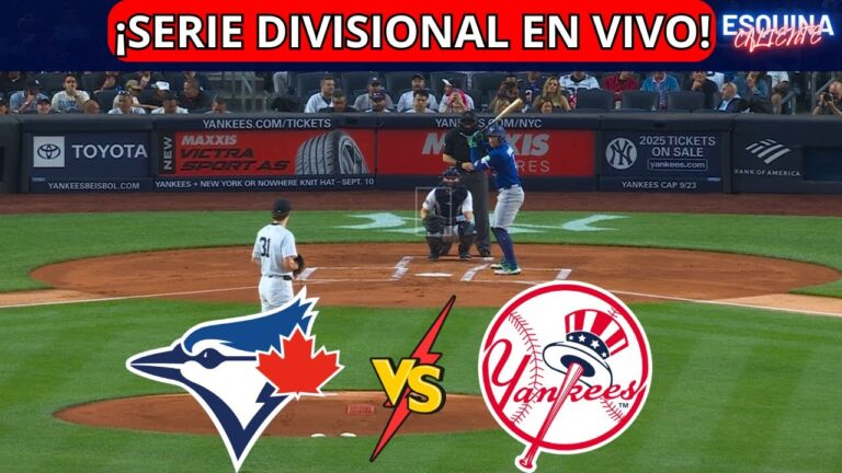 ⚾🔴EN VIVO: トロント・ブルージェイズ VS ニューヨーク・ヤンキース - ⚾ セリエディビジョン 2025 - プレーオフ 🏆 アルズ