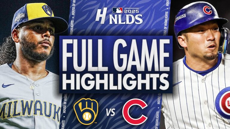 ミルウォーキー・ブルワーズ vs シカゴ・カブス - 第4戦 フルハイライト | 2025年10月9日 MLBプレーオフ
