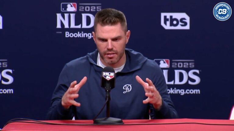 2025年NLDS：フレディ・フリーマンがムーキー・ベッツとマックス・マンシーが大きな戦略を決定したことを明かす