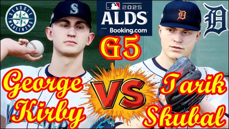 🗓️10/11⚾ALDS G5⚾Mariners・George Kirby🆚Tigers・Tarik Skubal🏟️T-Mobile Park⚾ #Kirby #TarikSkubal