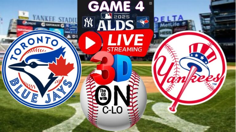 🔴ニューヨーク・ヤンキース対トロント・ブルージェイズライブALDS MLB野球。 Play by Play 3D プレゼンテーションなど!