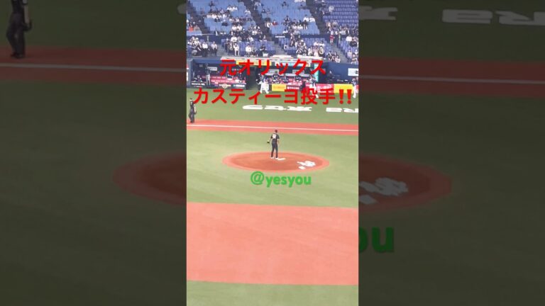 カスティーヨ投手‼️#オリックスバファローズ #2024 #shorts #野球観戦 #プロ野球