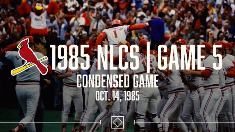 1985 NLCS 第 5 戦 |凝縮されたゲーム |セントルイス・カージナルス