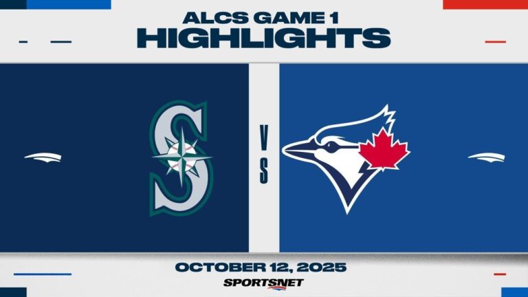 MLB ALCS 第 1 戦ハイライト |マリナーズ対ブルージェイズ - 2025 年 10 月 12 日