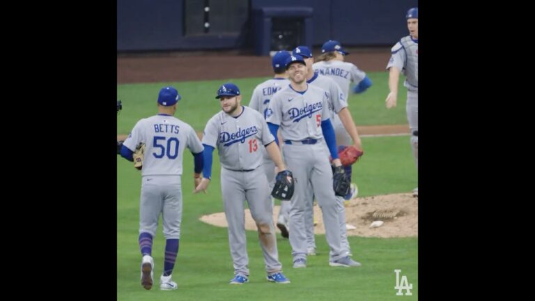 ドジャースが2対1で勝利！スネルが8回10奪三振無失点！😆　ブリュワーズ戦10月14日リーグ優勝決定シリーズ