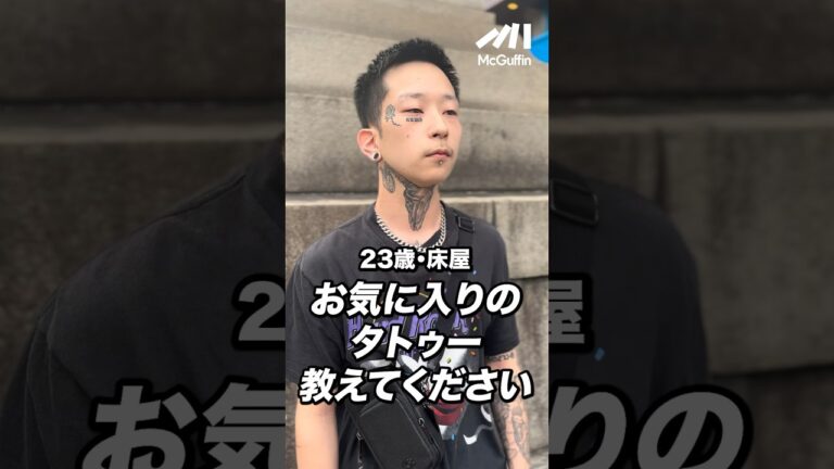 自らスケッチするタトゥー？！FRANK’S BARBER、Takuさんのタトゥーインタビュー #tattoo #タトゥー #barber #mementomori #streetphotography