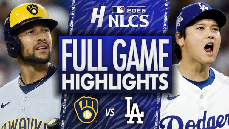 ミルウォーキー ブルワーズ vs ロサンゼルス ドジャース - 第 4 戦フルハイライト | 2025 年 10 月 17 日 MLB プレーオフ