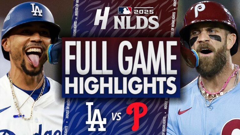 ロサンゼルス・ドジャース vs フィラデルフィア・フィリーズ - 第3戦フルハイライト | 2025 年 10 月 8 日 MLB プレーオフ