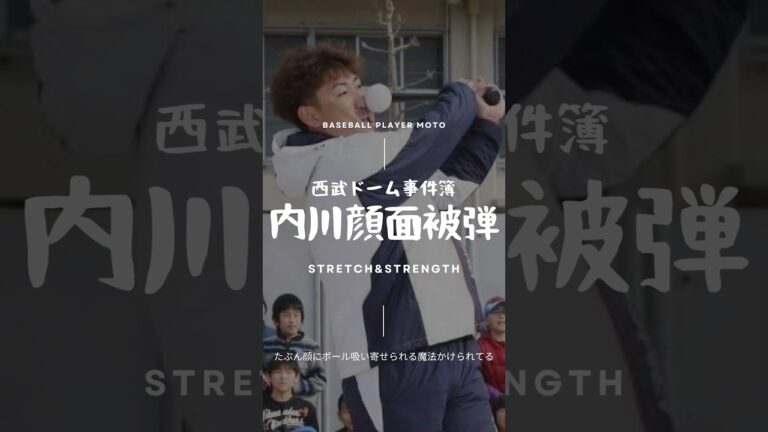 【事件】秋山翔吾、内川聖一の顔を粉砕してしまう