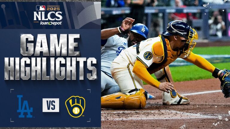 ドジャース対ブルワーズ NLCS 第 1 戦ハイライト (10/13/25) | MLB ハイライト