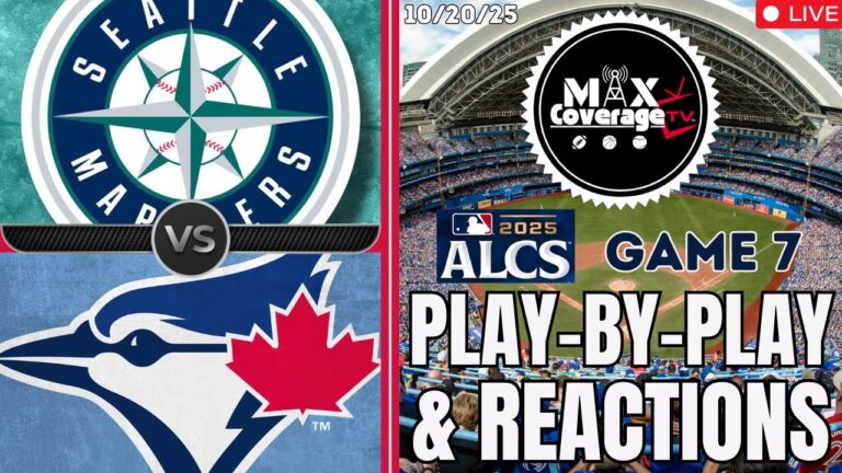 🔴ALCS 第 7 戦 - シアトル マリナーズ vs トロント ブルージェイズ - 実況&リアクション (10/20/25)
