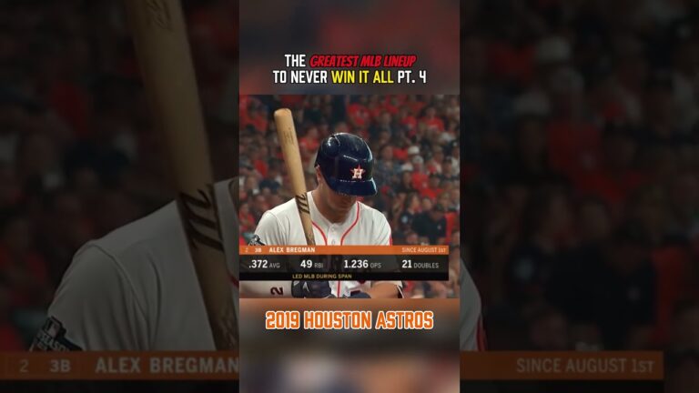全てを勝ち取ることのできない最高のMLBラインナップ (pt. 4) - 2019 ヒューストン・アストロズ