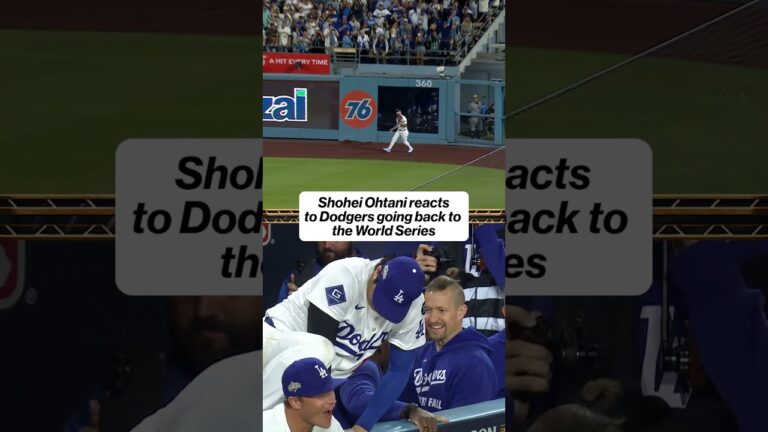 オオタニがドジャースをワールドシリーズに導く #MLB #ドジャース #オオタニ #ShoheiOhtani