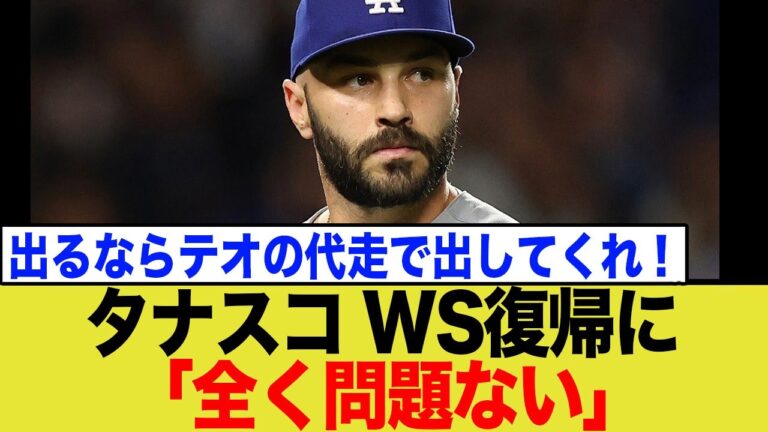 スコットのWSロースター入り検討にドジャースに不安要素再燃？ネット民悲鳴へwwww