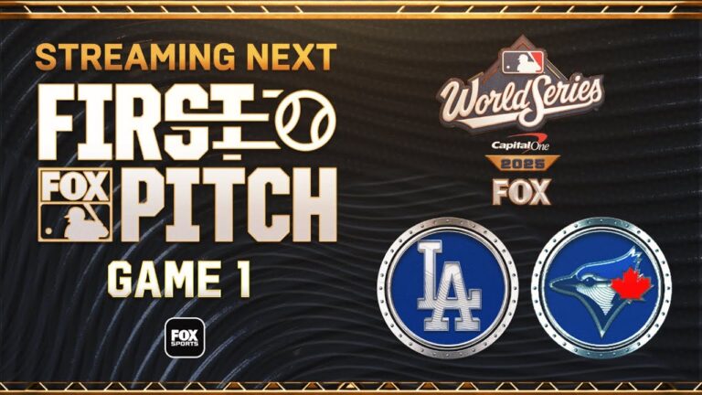 ドジャース対ブルージェイズ |ワールド シリーズ 第 1 戦 #FirstPitch | FOXでのMLB