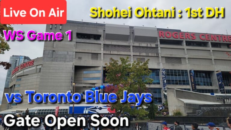 【ライブ配信】対トロント•ブルージェイズ〜WSシリーズ初戦〜大谷翔平選手は1番DHで出場⚾️まもなくゲートオープン⚾️Shinsuke Handyman がライブ配信中！