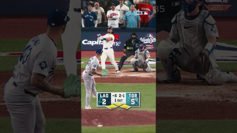 トロントでのドミナントゲーム1のハイライト🔥😤 #MLB #ワールドシリーズ #ブルージェイズ #ドジャース