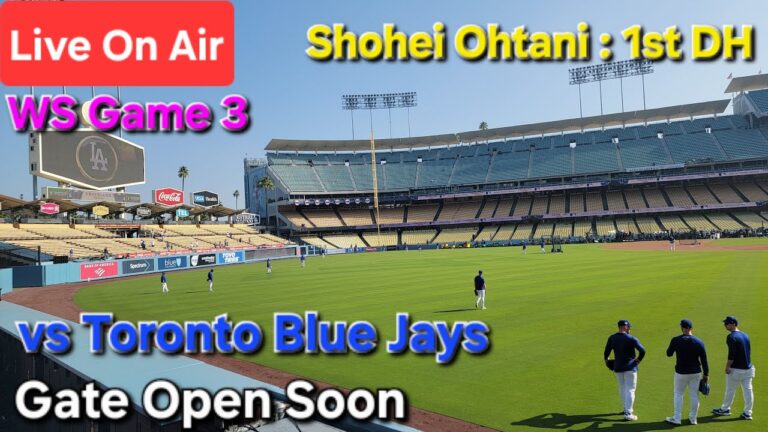 【ライブ配信】対トロント•ブルージェイズ〜WS第3戦〜大谷翔平選手は1番DHで出場⚾️まもなくゲートオープン⚾️Shinsuke Handyman がライブ配信中！