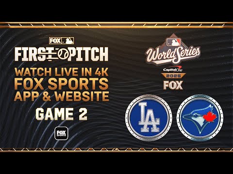 ドジャース対ブルージェイズ |ワールド シリーズ 第 2 戦 #FirstPitch | FOXでのMLB