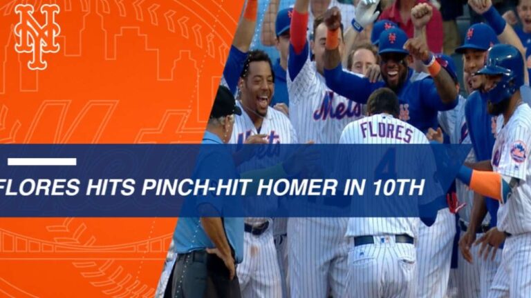 フローレスが10回に代打ホームランでサヨナラ打