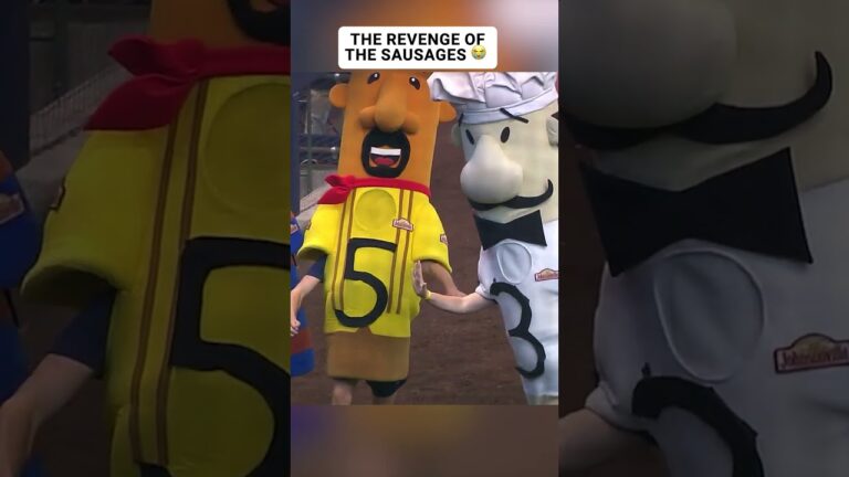 ソーセージには常に注意しなければなりません 😂 #mlb #brewers