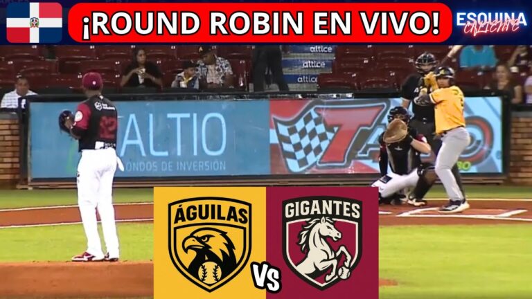 🔴 EN VIVO: アギラス・シバエニャス VS ギガンテス・デル・シバオ - ラウンドロビン 2025 - 2026 - リーガ・ドミニカーナ