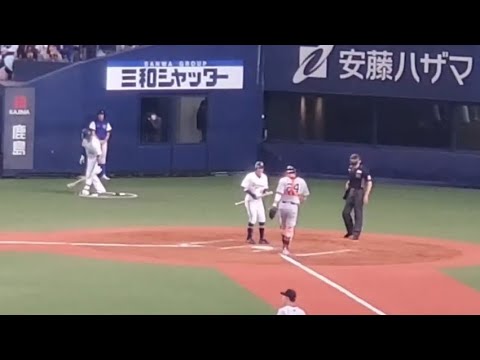 20250307　遠藤成 登場曲【｢道程｣／VOG】　8回ｳﾗ　ｵﾘｯｸｽ･ﾊﾞﾌｧﾛｰｽﾞ　育成選手@京ｾﾗﾄﾞｰﾑ大阪･ﾚﾌﾄ外野下段 ｵｰﾌﾟﾝ戦