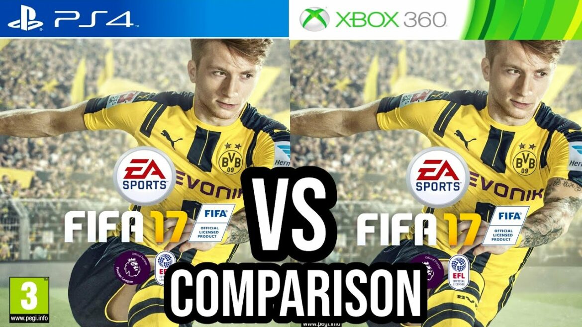 FIFA 17 PS4 Vs Xbox 360