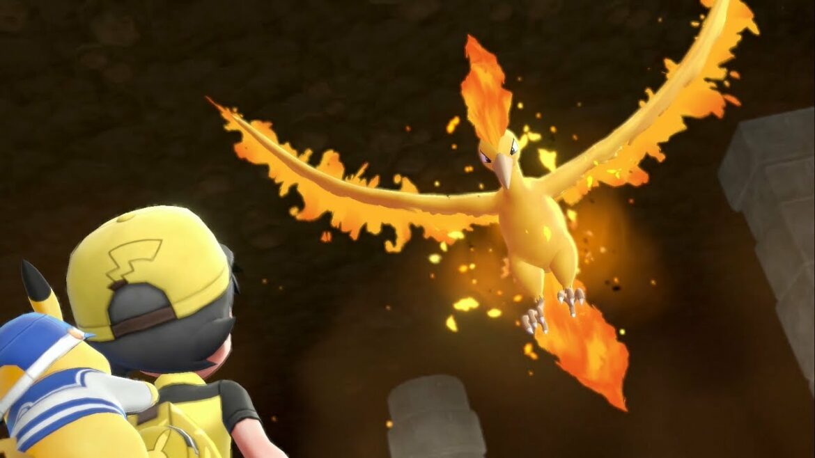 【ポケモンレッツゴーピカチュウ】ファイヤー 居場所・戦闘