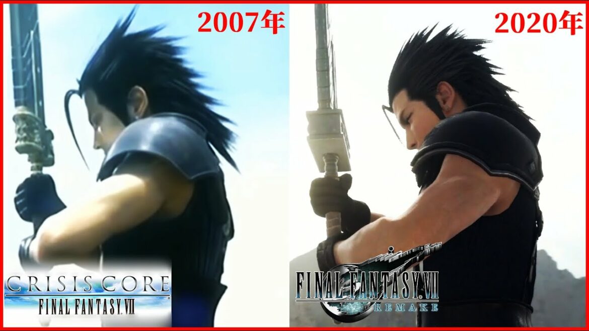FF7R、CCFF7ザックスの最期比較【FINAL FANTASY VII REMAKE】【CRISIS CORE -FINAL FANTASY VII-】Comparison