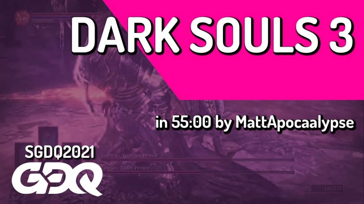 Dark Souls 3 by MattApocaalypse in 55:00 – Summer Games Done Quick 2021 Online