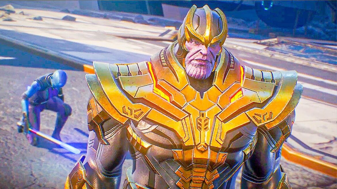 MARVEL Future Revolution – Spider-Man Faces Thanos Scene