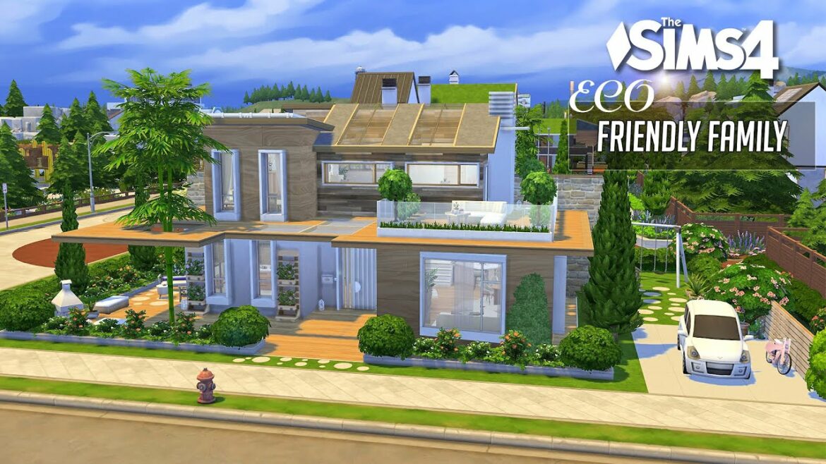 Eco Friendly Family | No CC | Artworks | Stop Motion | Sims 4 Video