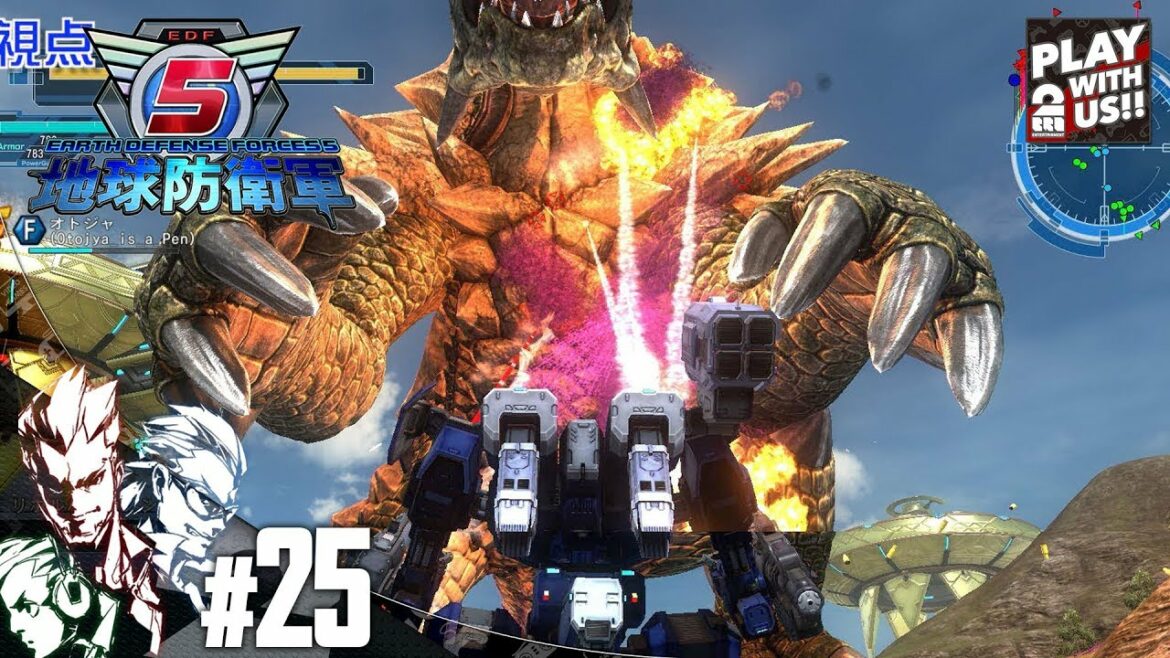 #25【TPS】弟者,兄者,おついちの「地球防衛軍5」【2BRO.】