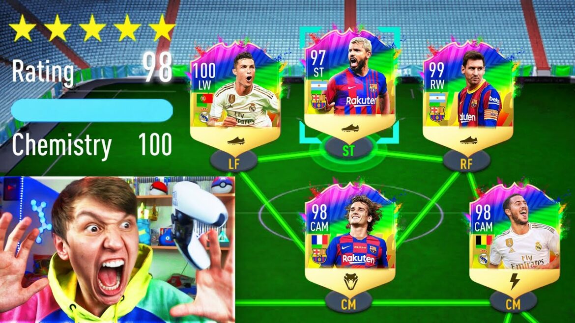 198 RATED FULL RAINBOW CARD FUT DRAFT!! (FIFA 21)