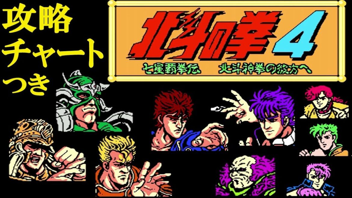FC『北斗の拳4 七星覇拳伝 北斗神拳の彼方へ』攻略チャートつき&クリア-875本目【マルカツ!レトロゲーム】