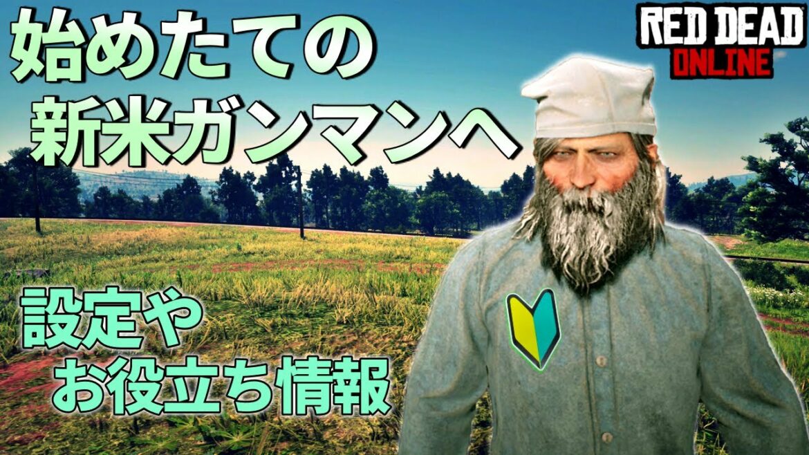 PS4 レッドデッドリデンプション2 【RDO】 駆け出しガンマンへ簡単な設定や序盤でできるお役立ち情報紹介!