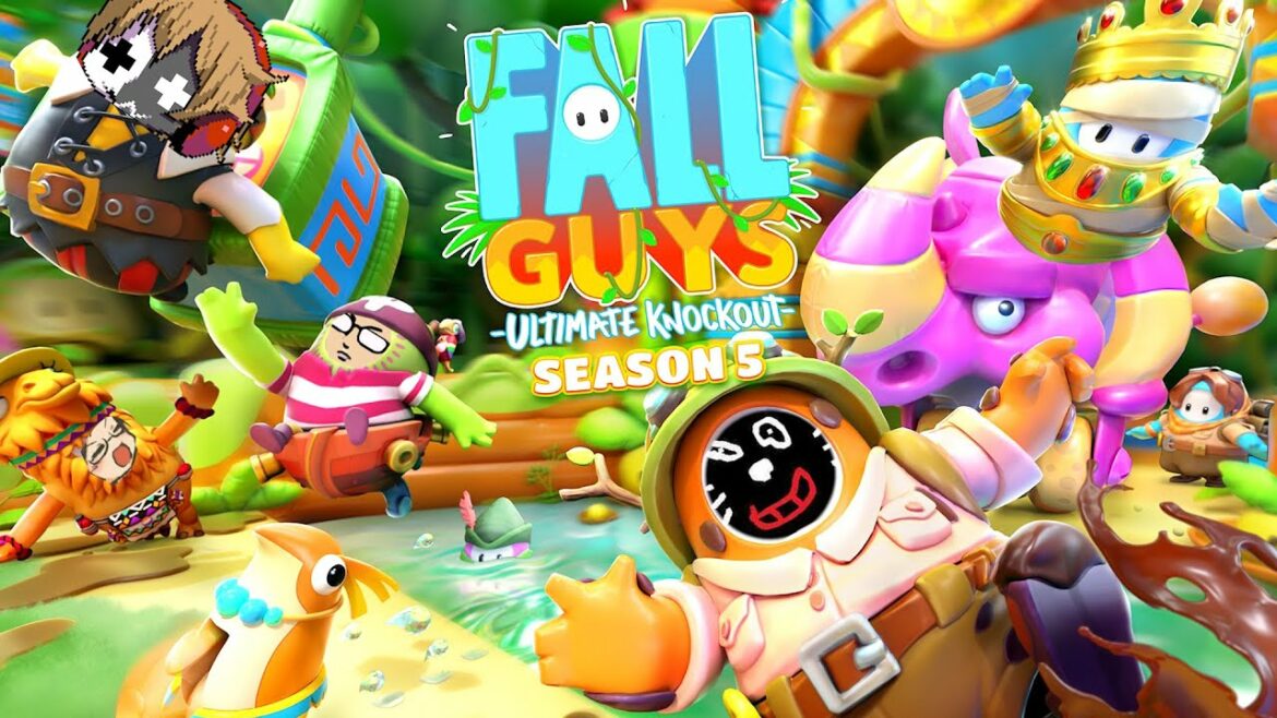 【4人実況】奇跡の連続!大混乱の60人フォールガイズ大会【FALL GUYS】