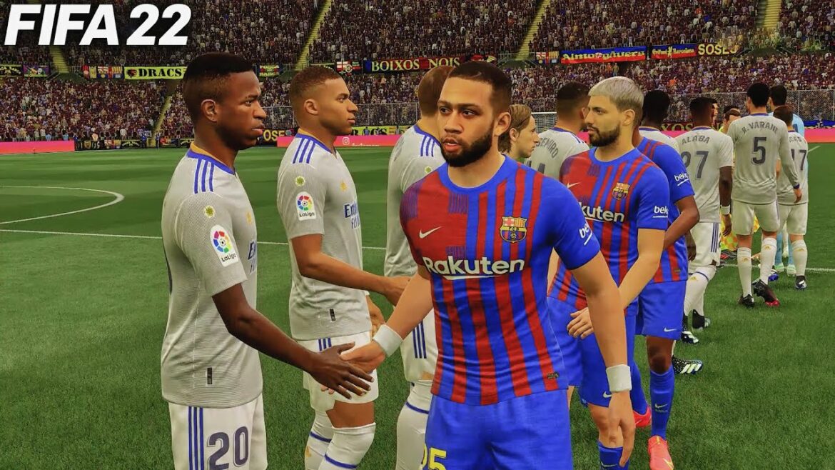 FIFA 22 – BARCELONA vs REAL MADRID – Gameplay