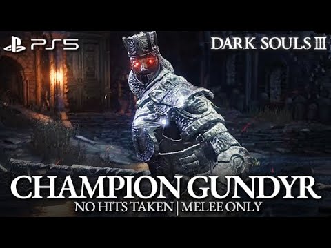 Champion Gundyr Boss Fight (No Taken / Melee Only) Souls 3 PS5] - | WACOCA JAPAN: Life, Style