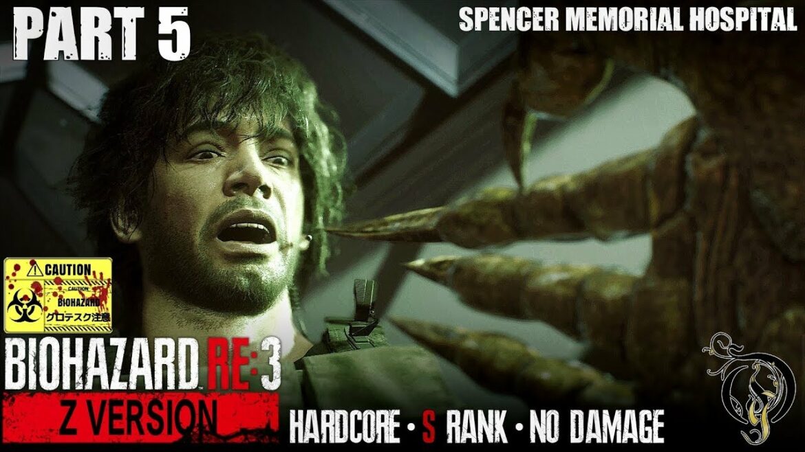 【バイオハザード RE:3】RESIDENT EVIL 3: REMAKE – #5 病院(HARDCORE/S RANK/NO DAMAGE)