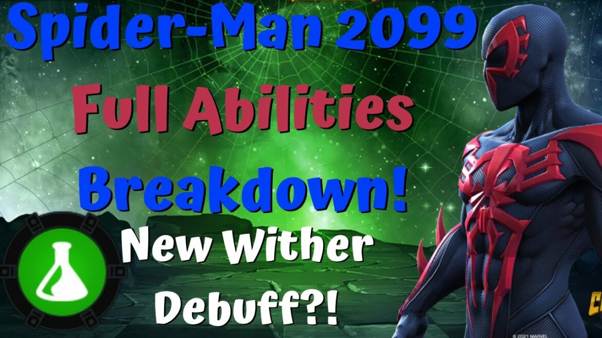 New Spider-Man 2099 Full Abilities Breakdown! New Wither Debuff! – Marvel Contest of Champions