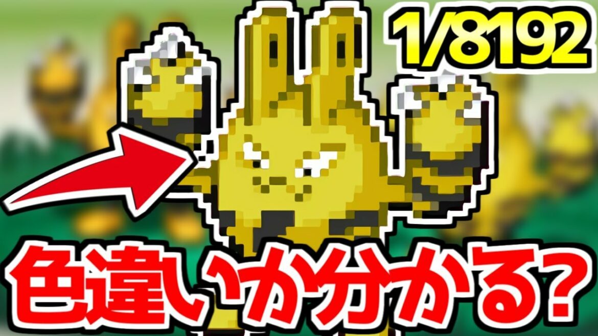 【色違い縛り】色違いエレキッドの見分けはつくかい?【ポケモンBW2】