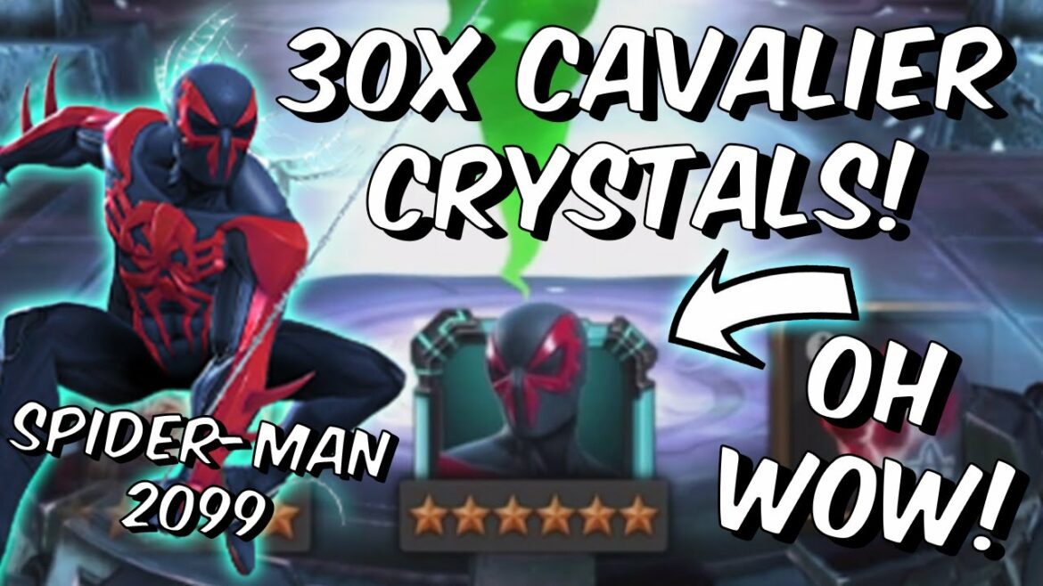 30x 6 Star Spider-Man 2099 Cavalier Crystal Opening – A LEGENDARY MEME – Marvel Contest of Champions